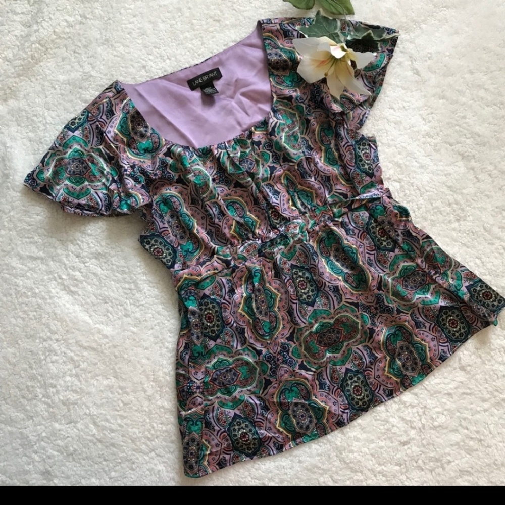 Lane Bryant peplum top